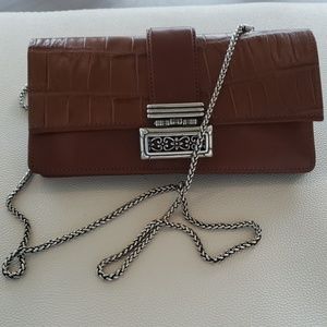 Leather wallet, cross body or just a wallet with r